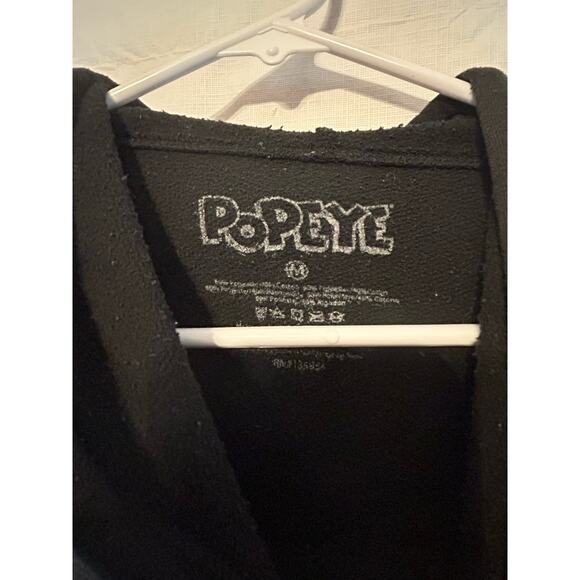Men's Medium Popeye Hoodie Black Heavyweight Champion - Picture 6 of 7